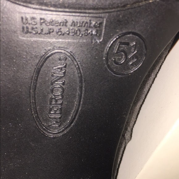 Gray micro suede mid calf boots. Size 5.5 - Picture 3 of 4